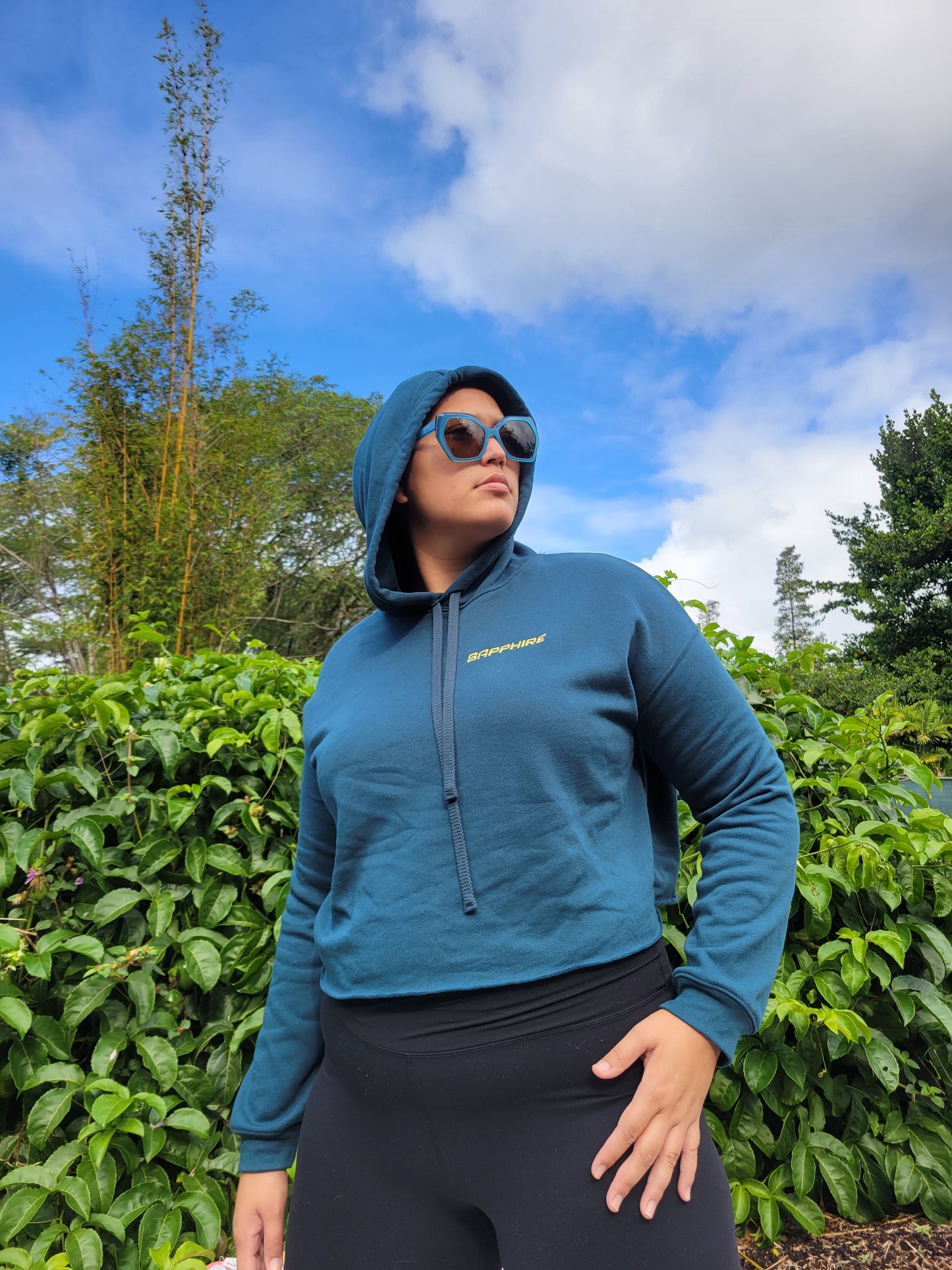 Kolu Cropped Hoodie
